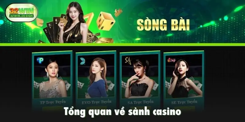 Tổng quan về sảnh casino