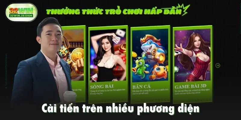 Cải tiến trên nhiều phương diện